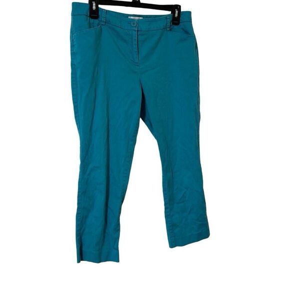 Teal capri pants size 8 from New York and company - Picture 1 of 3